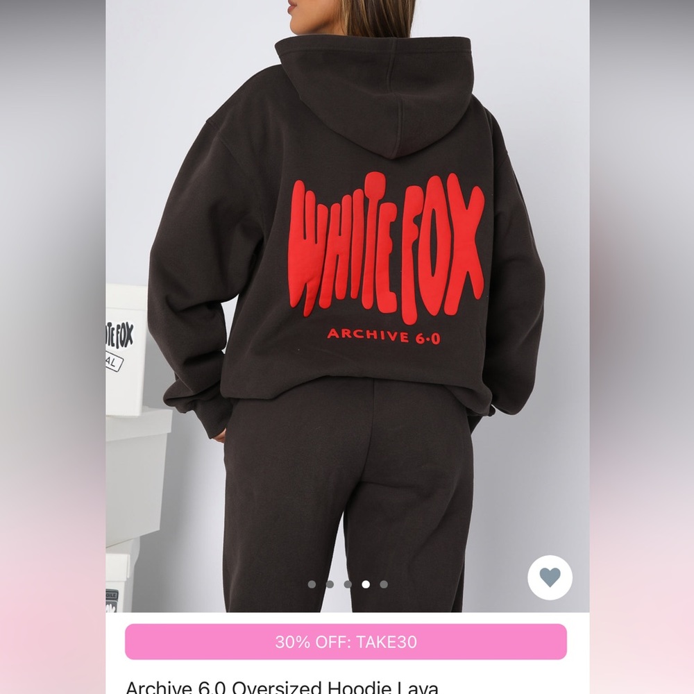 White fox hoodie